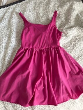 Fuchsia Sleeveless Athletic Dress
